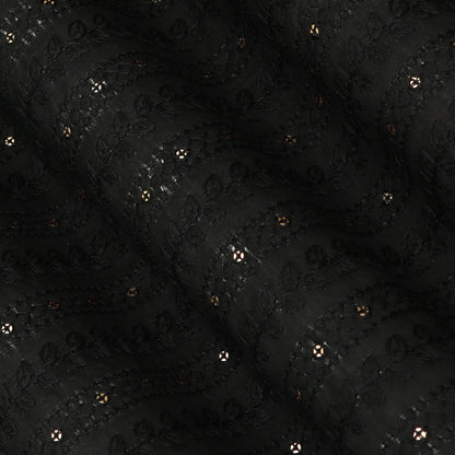 Chinia Silk Embroidery Fabric