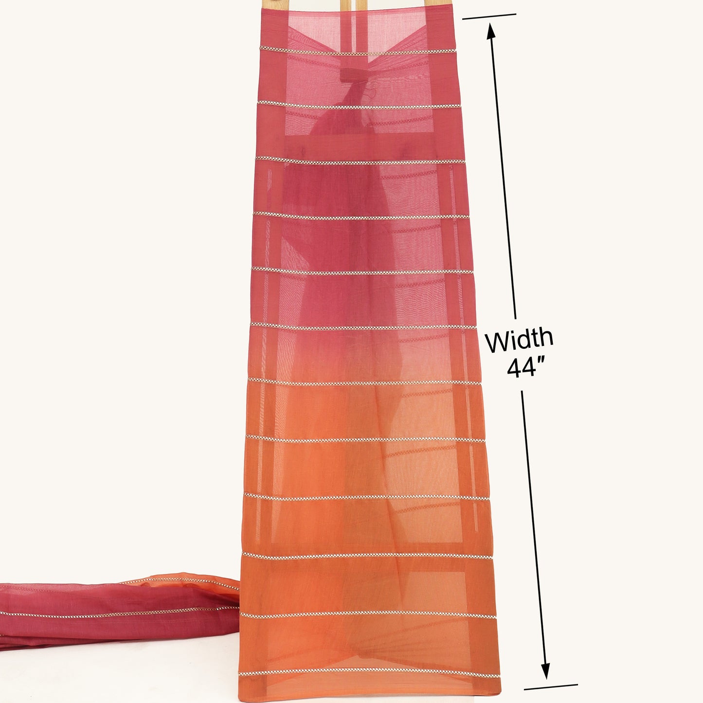 Chanderi Embroidery Fabric