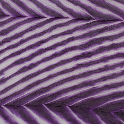 Purple fabric with wavy pattern