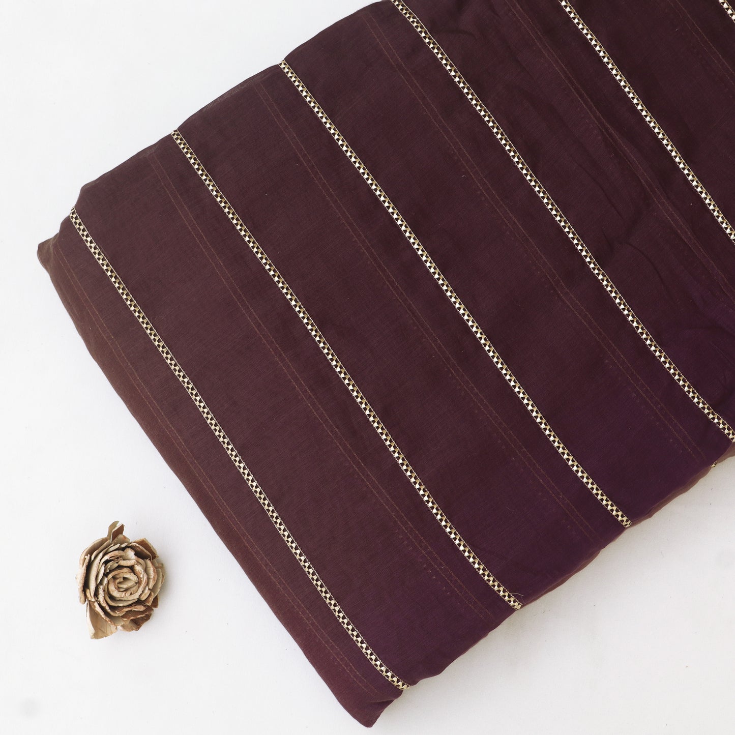 Chanderi Embroidery Fabric