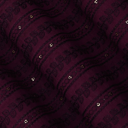 Chinia Silk Embroidery Fabric