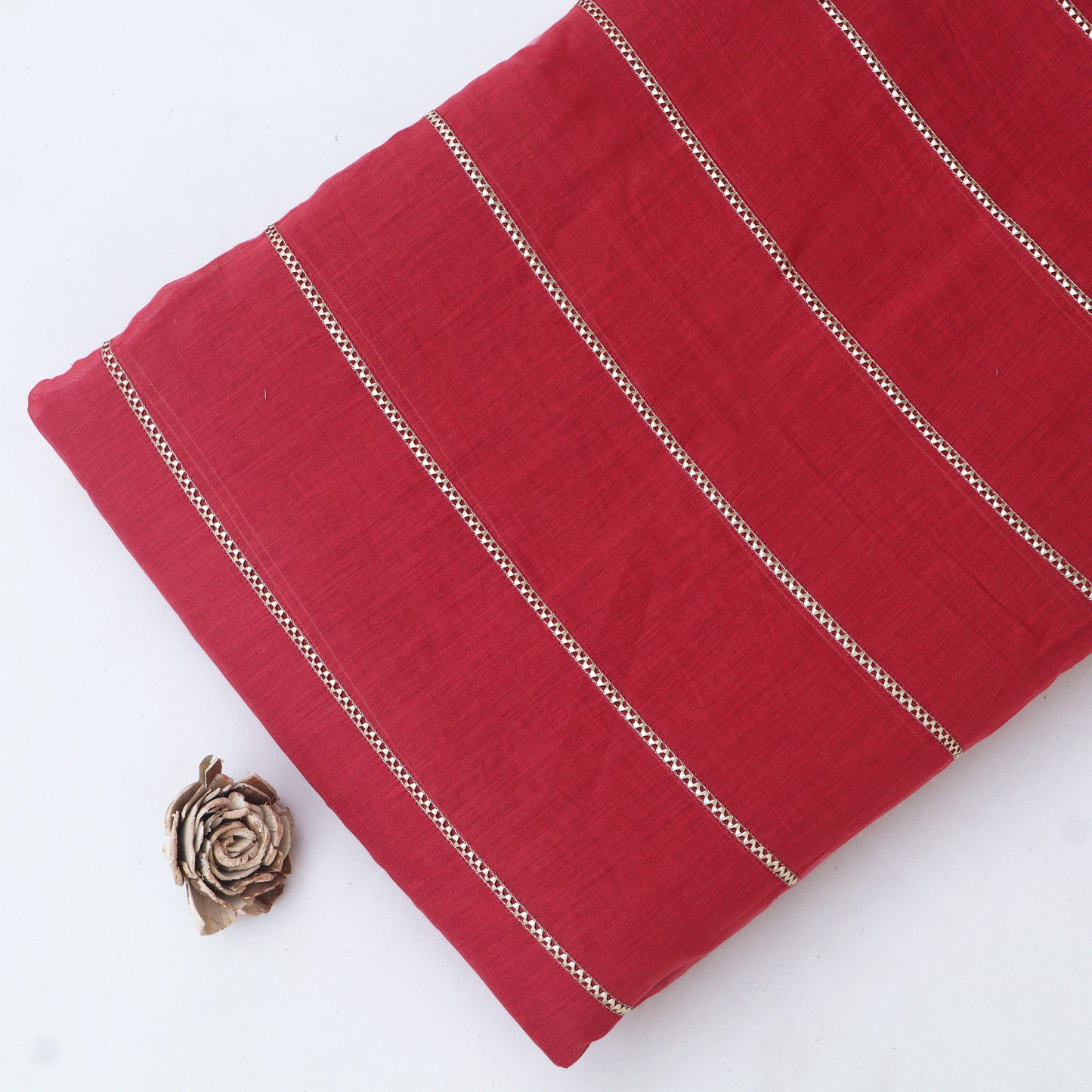 Chanderi Embroidery Fabric