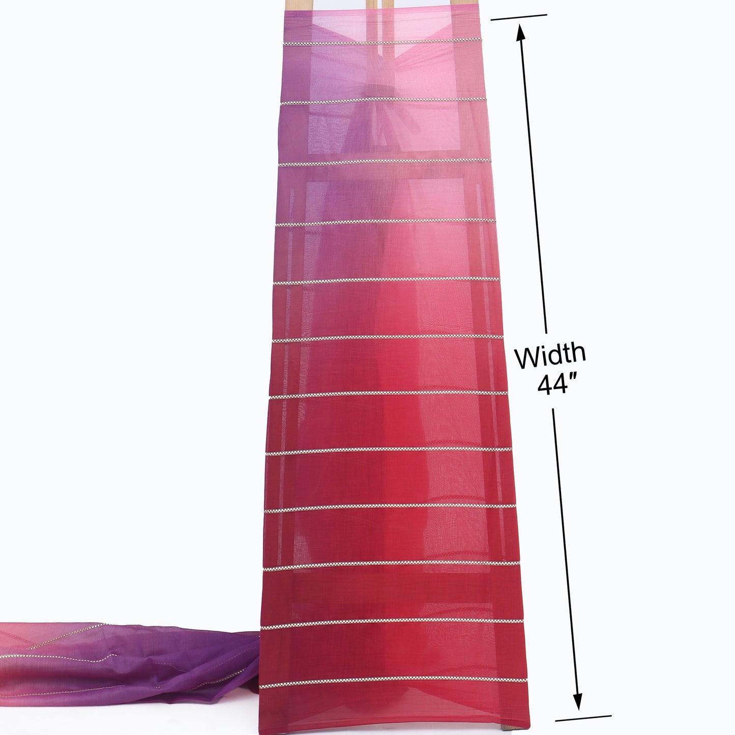 Chanderi Embroidery Fabric