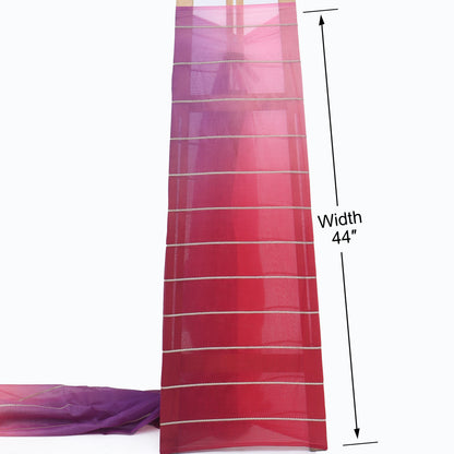 Chanderi Embroidery Fabric