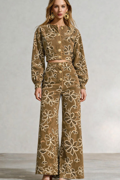 Spun Silk Embroidery