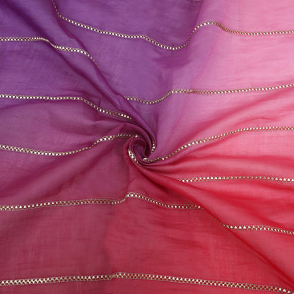 Chanderi Embroidery Fabric