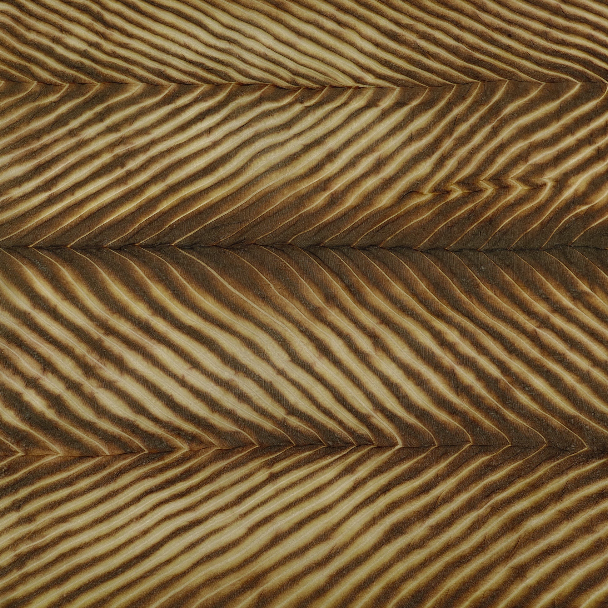 Close-up of sand dunes with a wavy pattern