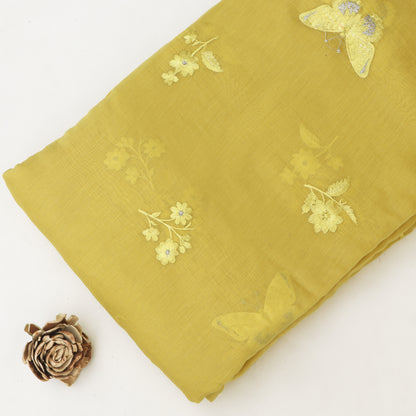 Chanderi Embroidery Fabric