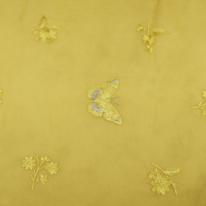 Chanderi Embroidery Fabric