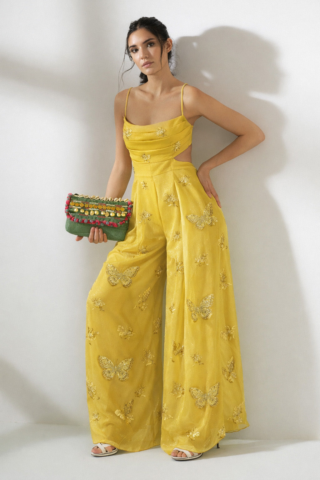 Chanderi Embroidery Fabric