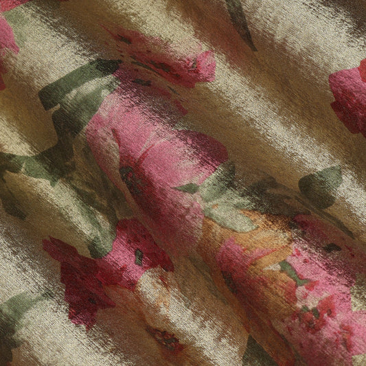 Multicolor Sandwash Print Fabric