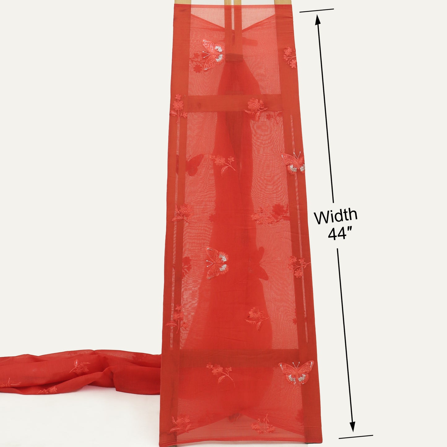 Chanderi Embroidery Fabric