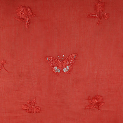 Chanderi Embroidery Fabric
