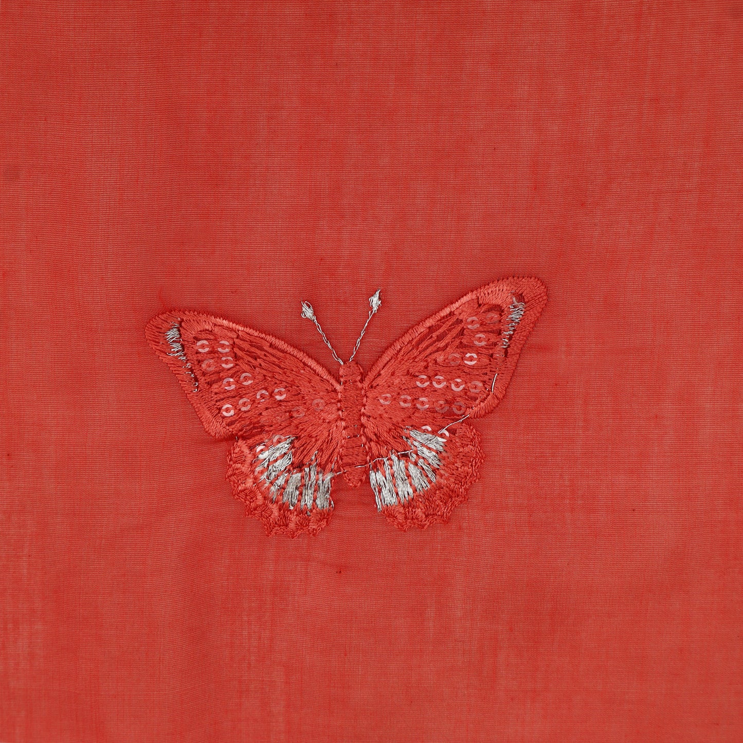 Chanderi Embroidery Fabric