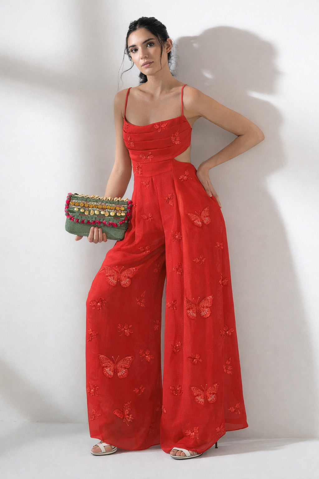 Chanderi Embroidery Fabric