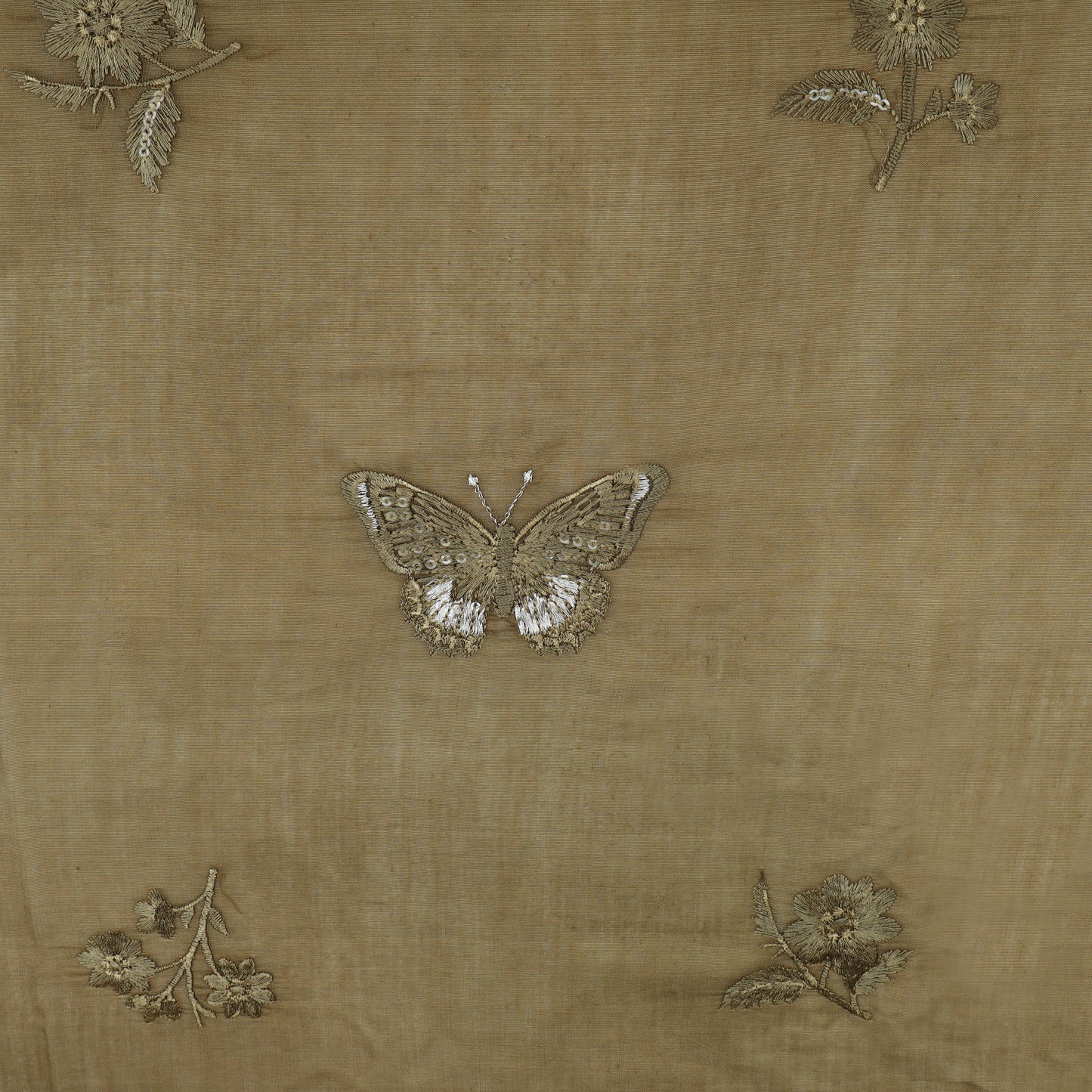 Chanderi Embroidery Fabric