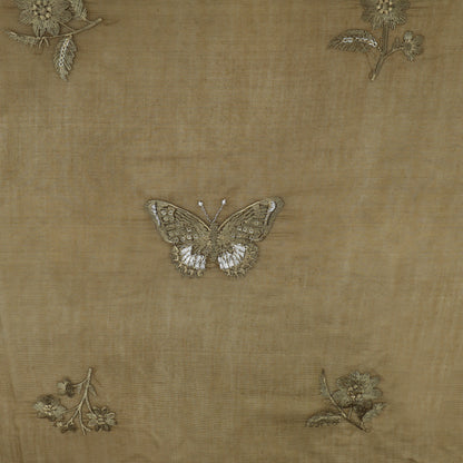 Chanderi Embroidery Fabric