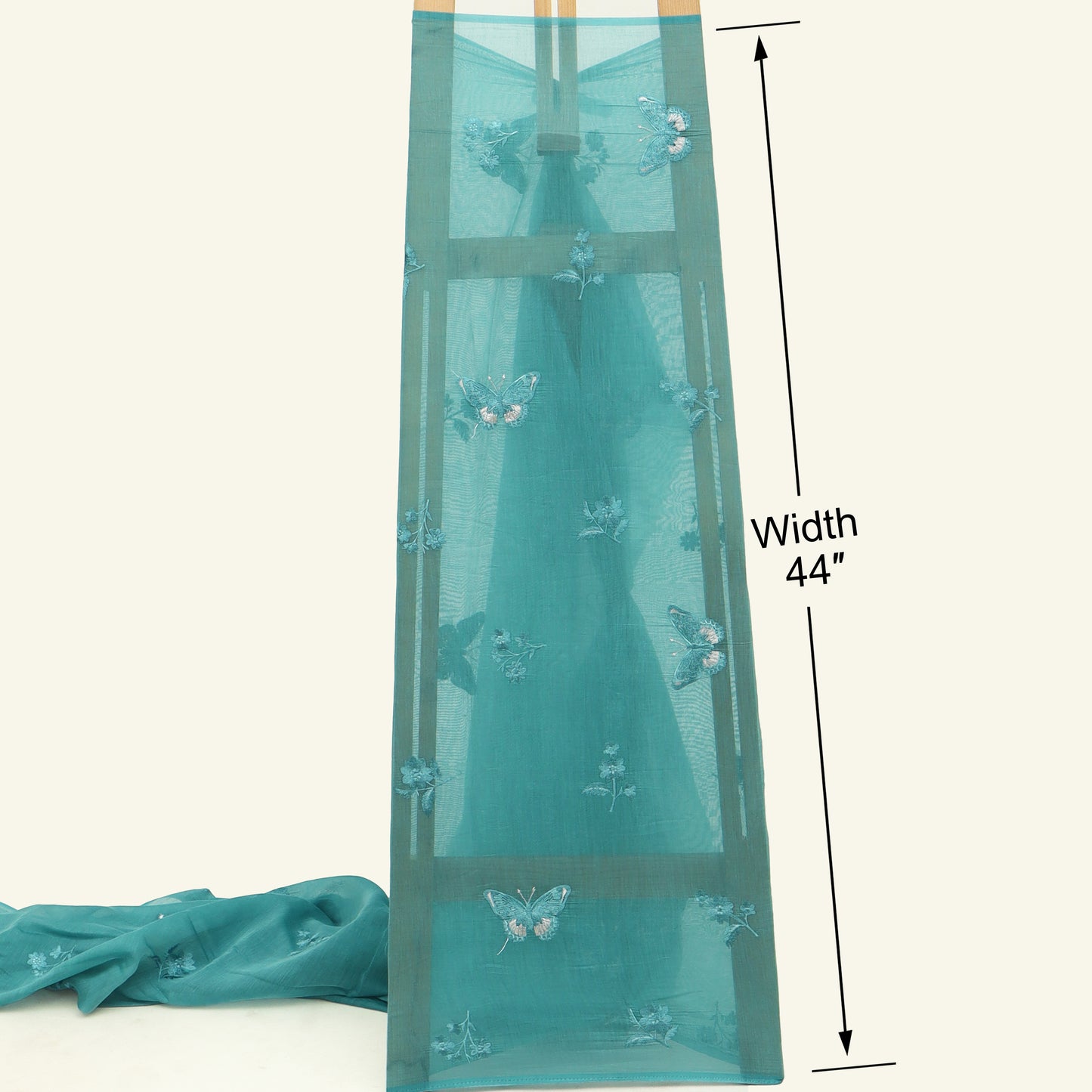 Chanderi Embroidery Fabric