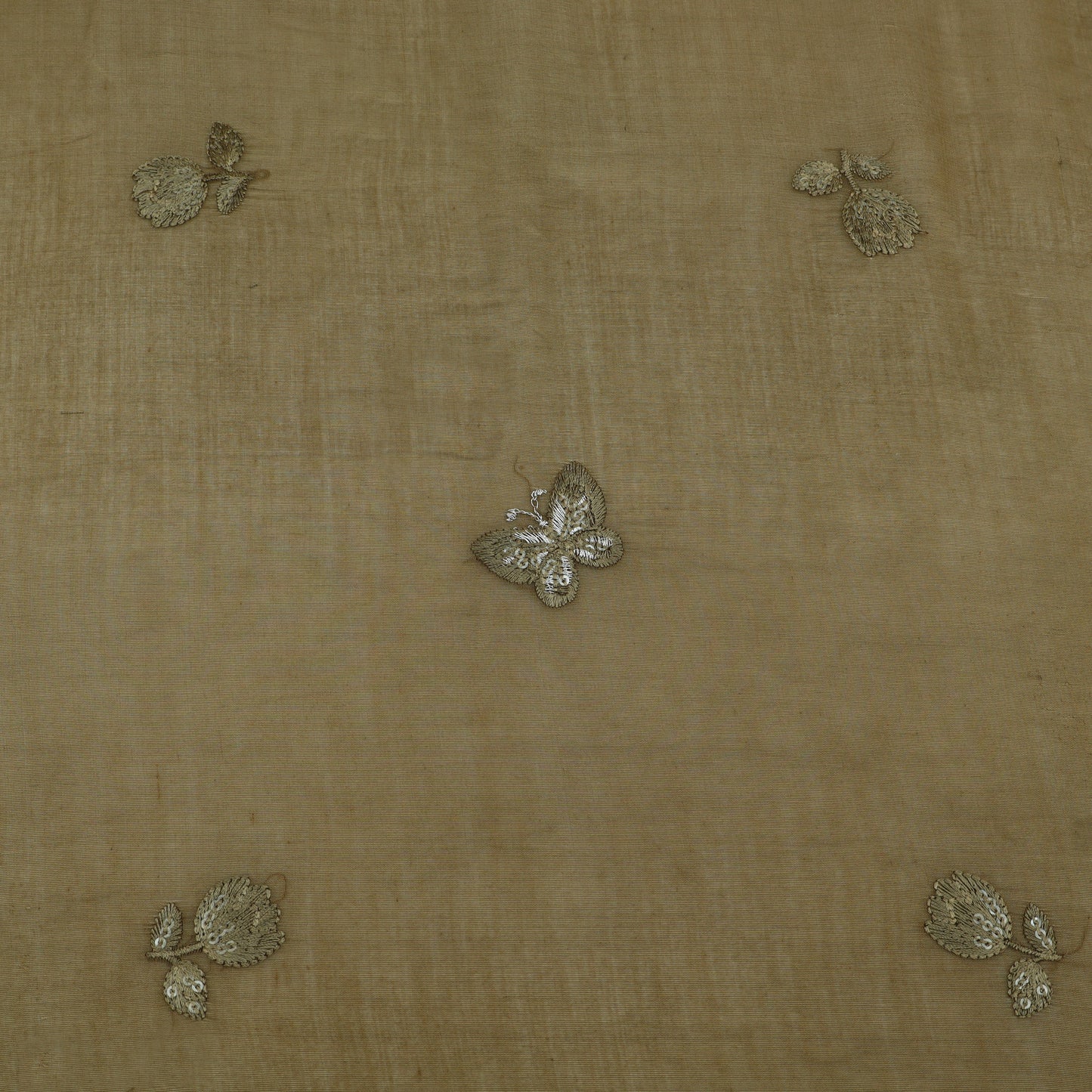Chanderi Embroidery Fabric