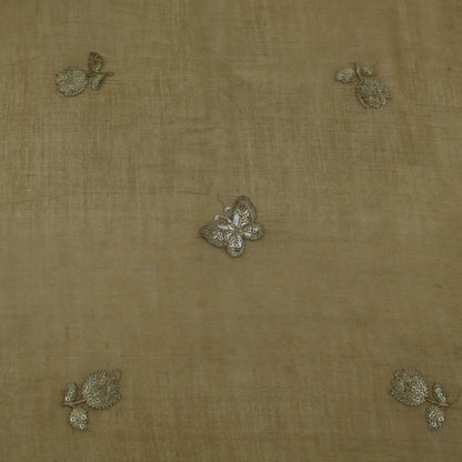 Chanderi Embroidery Fabric