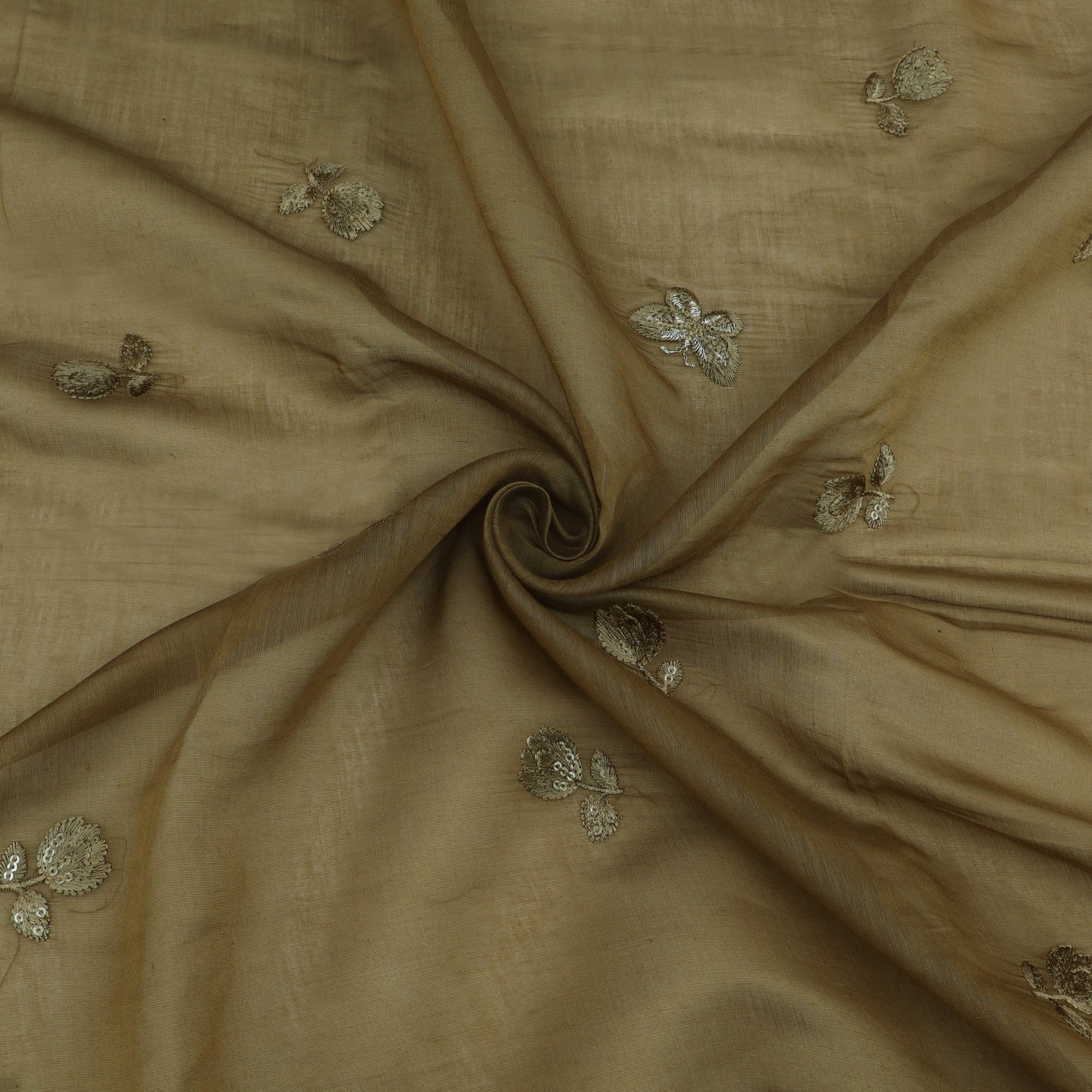 Chanderi Embroidery Fabric