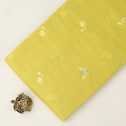 Chanderi Embroidery Fabric