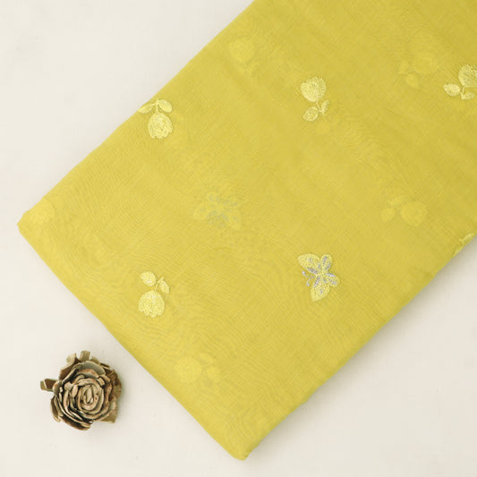 Chanderi Embroidery Fabric