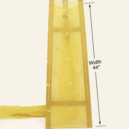 Chanderi Embroidery Fabric