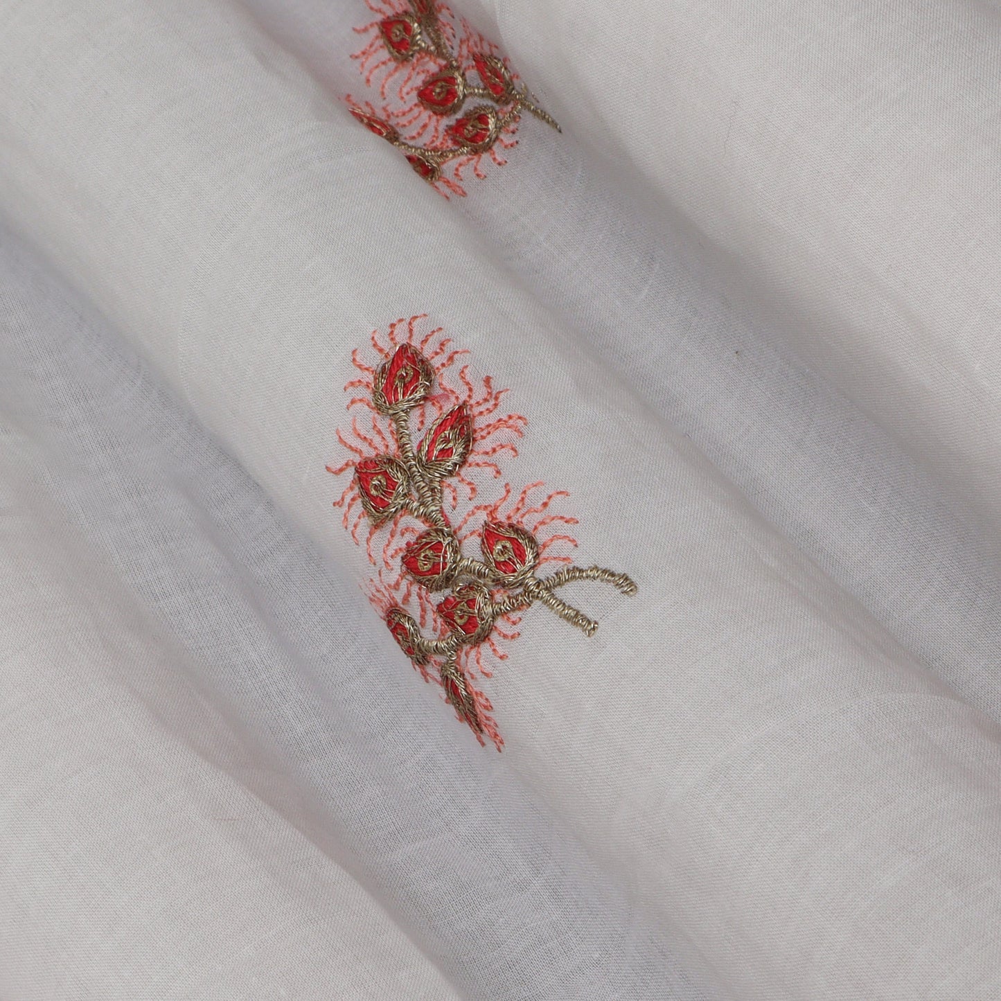 Colored Cotton Embroidery Fabric