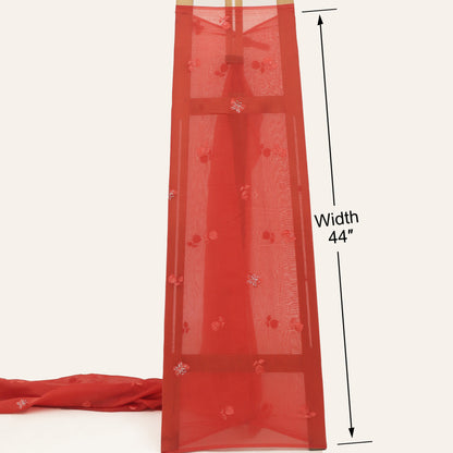 Chanderi Embroidery Fabric