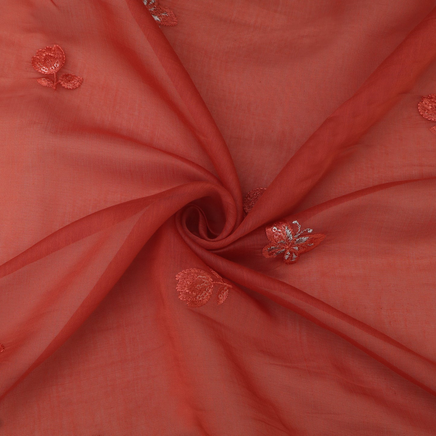 Chanderi Embroidery Fabric