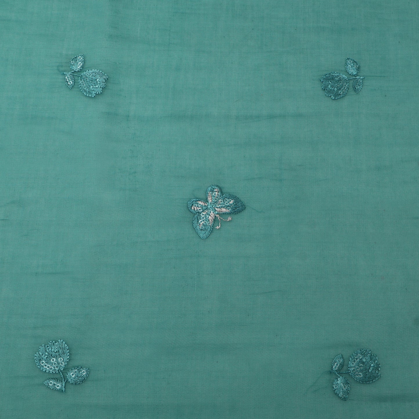 Chanderi Embroidery Fabric