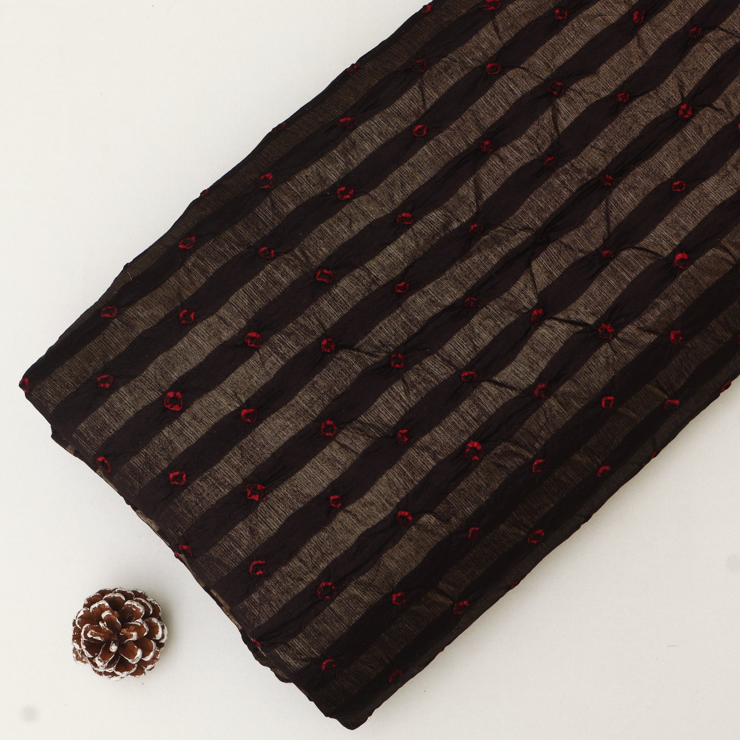 Kantan Bandhani Brocade Fabric