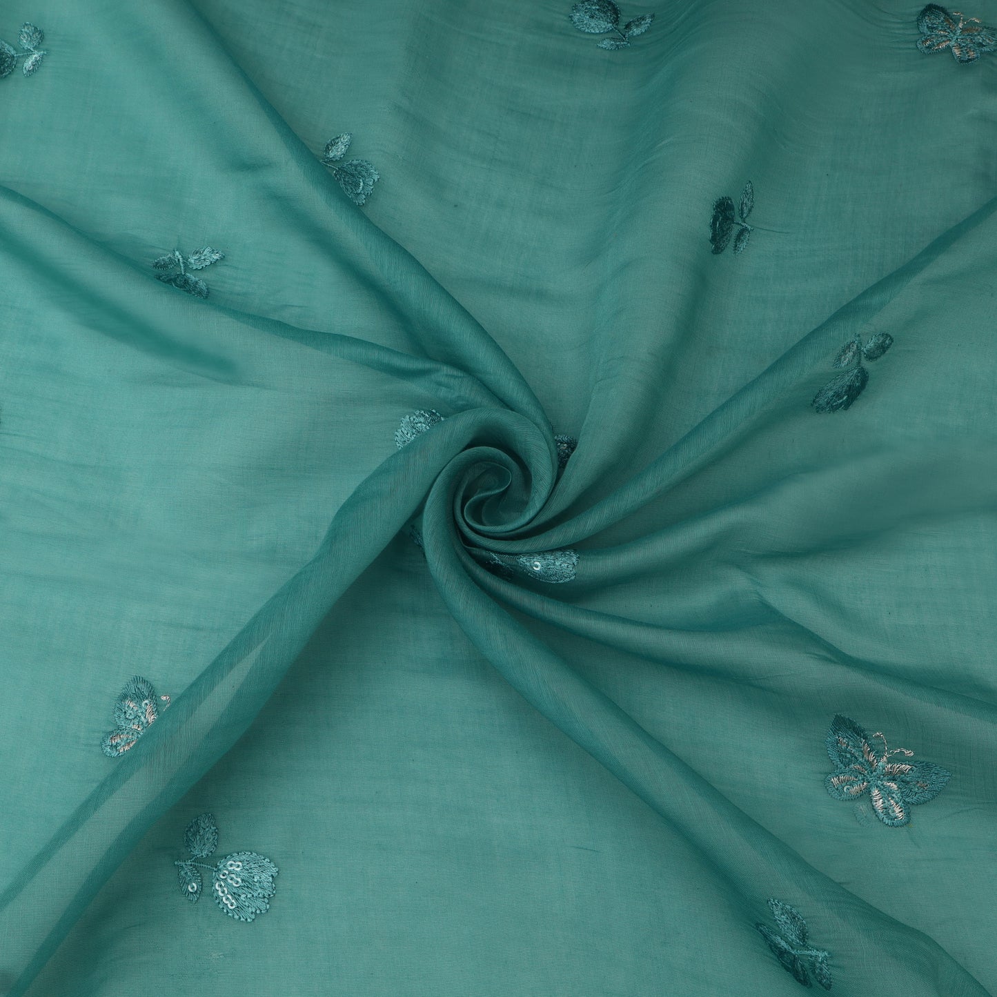 Chanderi Embroidery Fabric