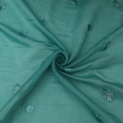 Chanderi Embroidery Fabric