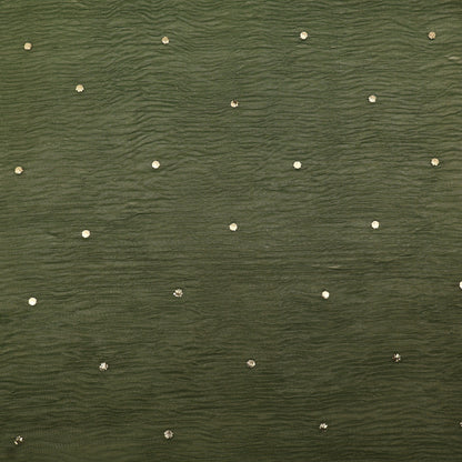 Crush Tissue Mukesh Brocade Fabric