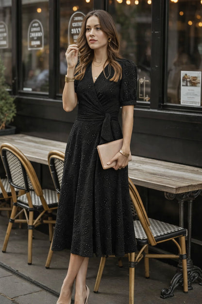 Floral Linen Embroidery Fabric