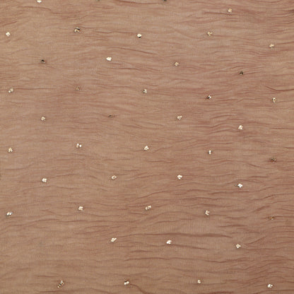 Crush Tissue Mukesh Brocade Fabric