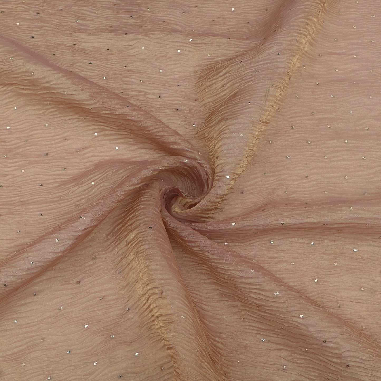 Crush Tissue Mukesh Brocade Fabric
