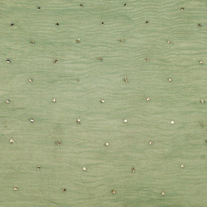 Crush Tissue Mukesh Brocade Fabric