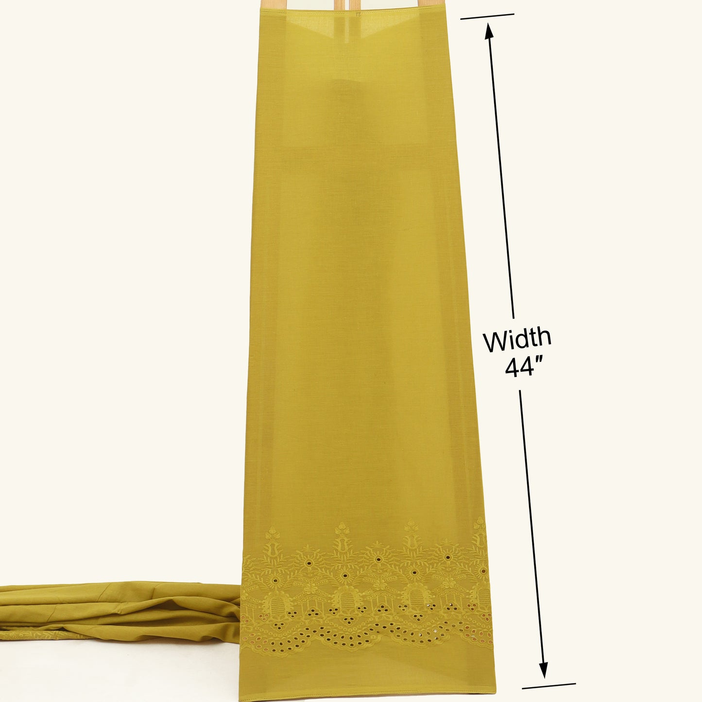 Cambric Cotton Border Embroidery