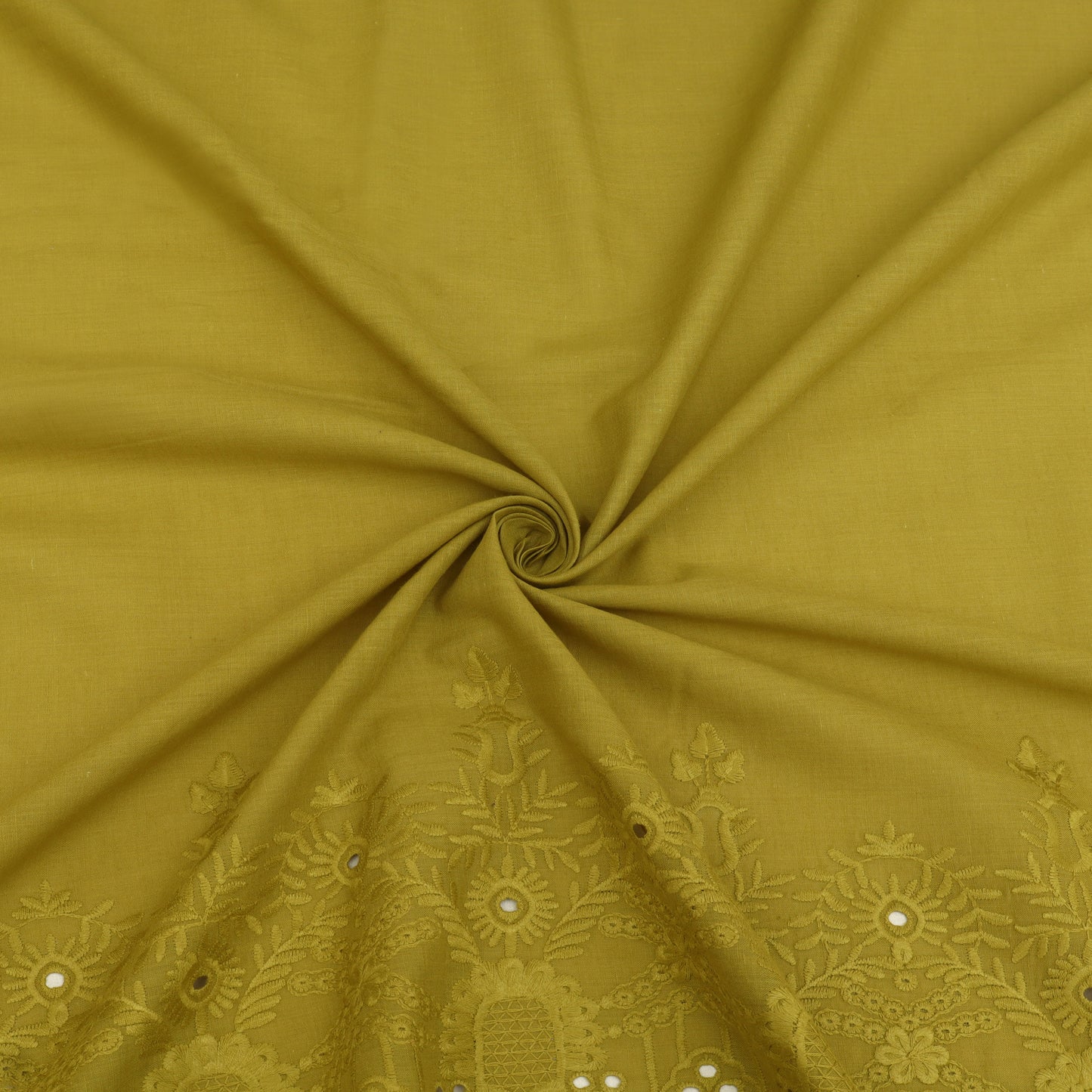 Cambric Cotton Border Embroidery