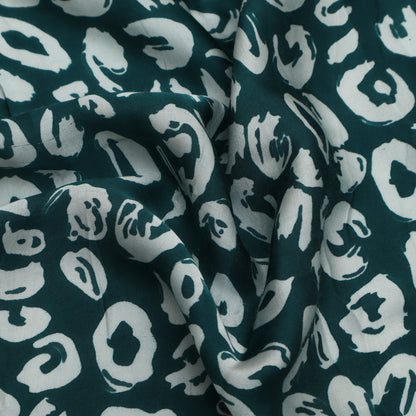 Multi Color Modal Satin Print Fabric