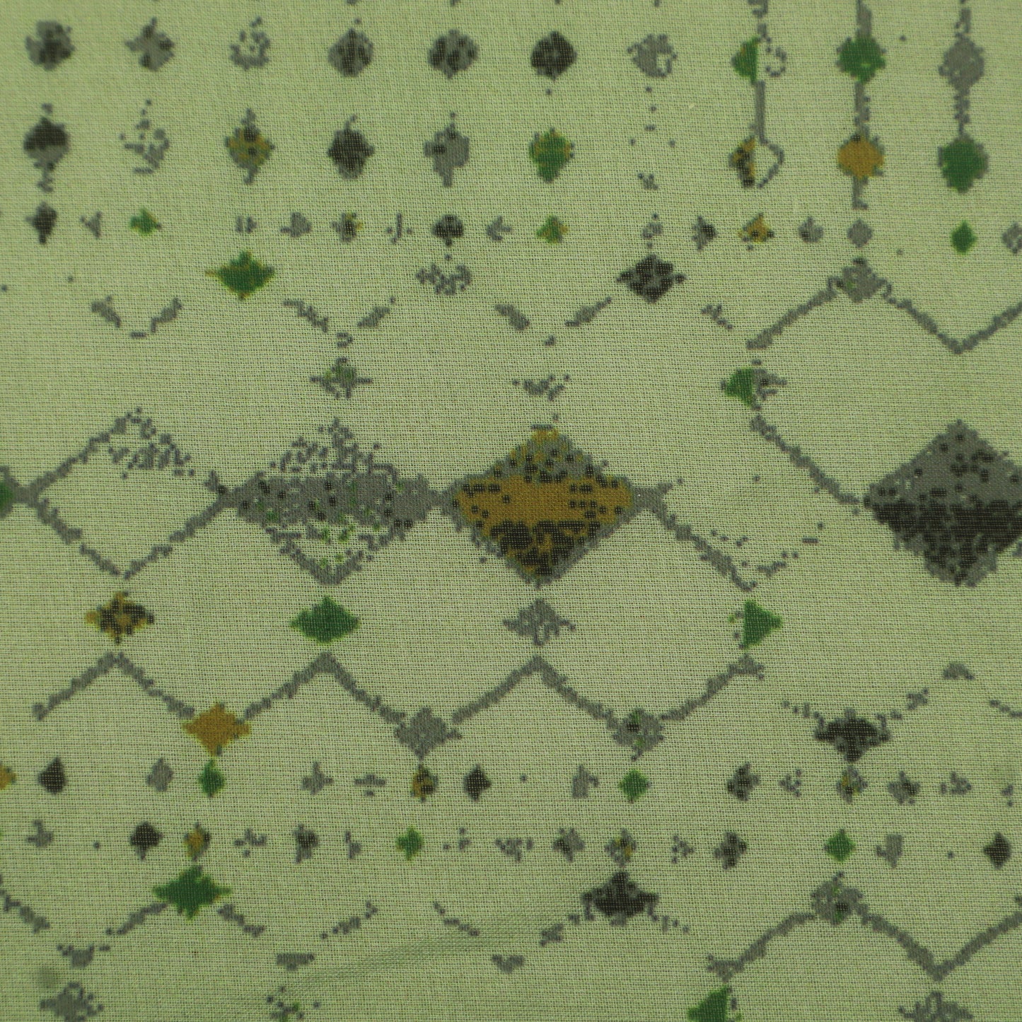 Multicolor Organza Print Fabric