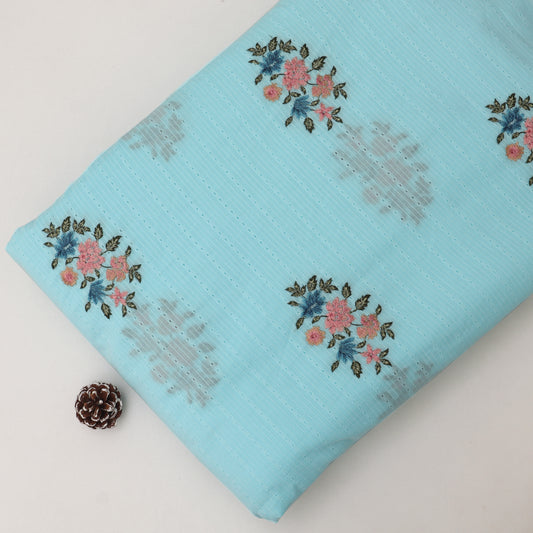 Cotton Linen Embroidery Fabric