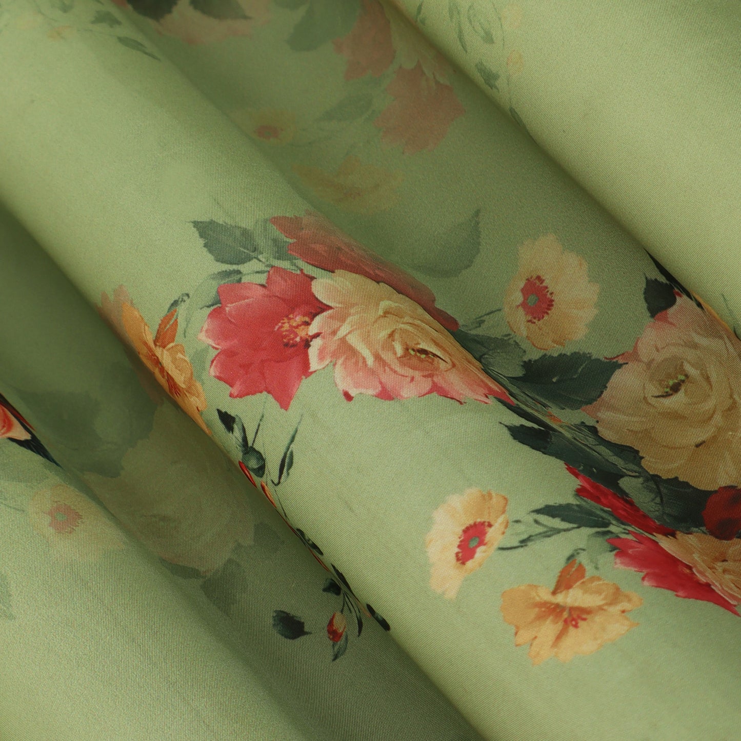 Multicolor Organza Print Fabric