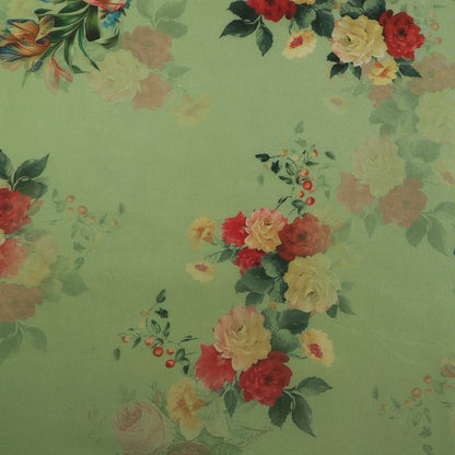 Multicolor Organza Print Fabric