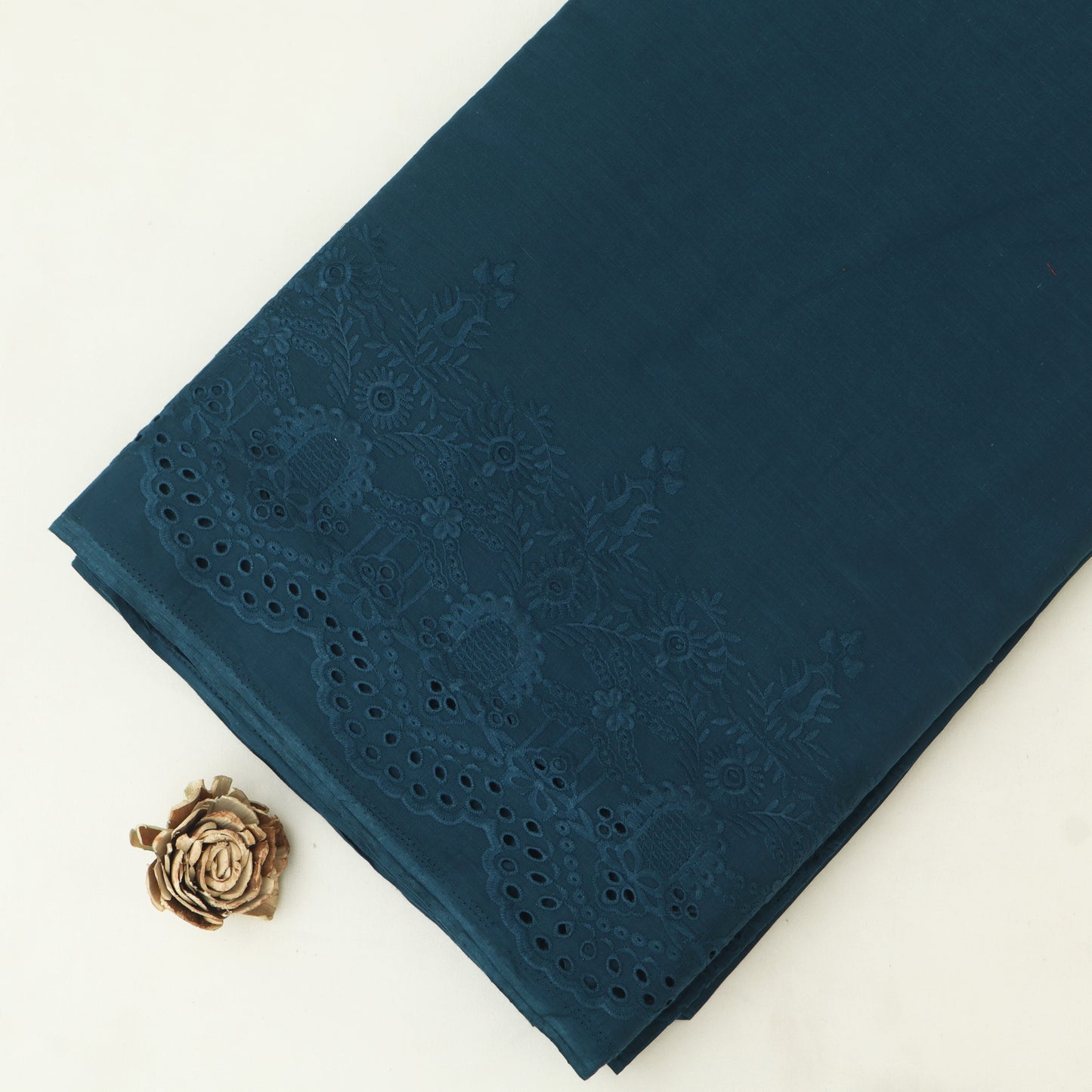 Cambric Cotton Border Embroidery