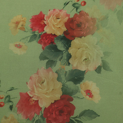 Multicolor Organza Print Fabric