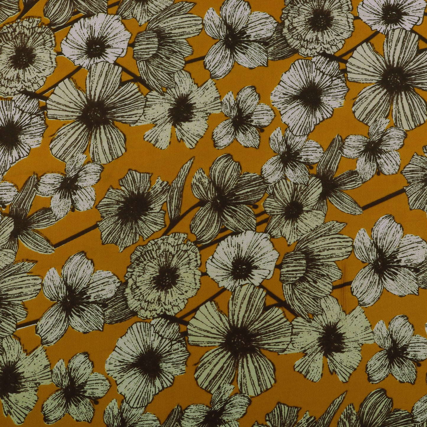 Multi Color Modal Satin Print Fabric